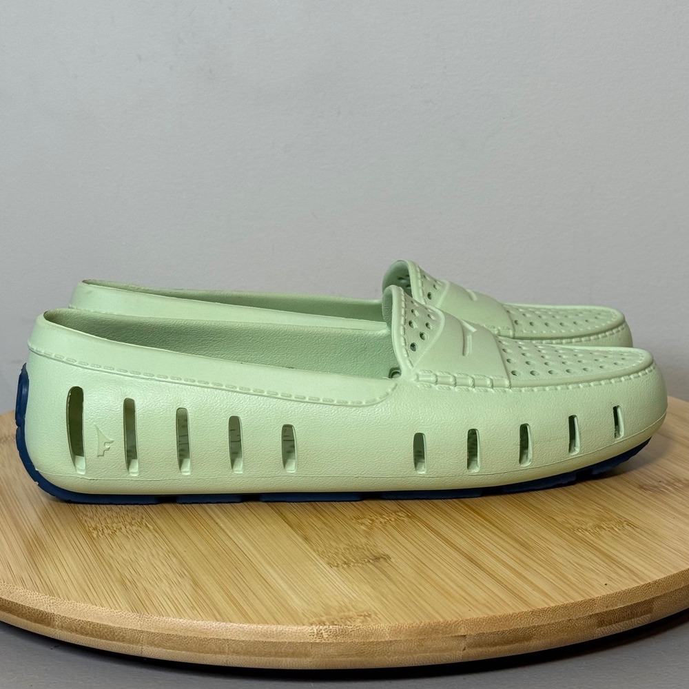 Floafers Country Club Driver Loafers Women's7 Mint Green Excellent Water Shoes